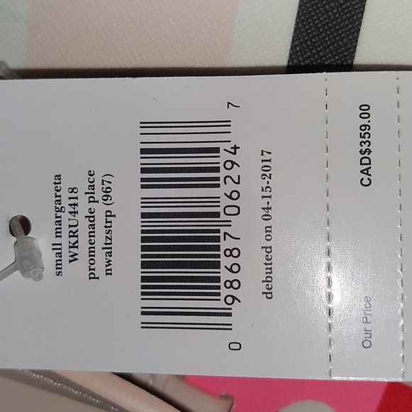 NWT Kate Spade Small Margareta Zip Top Multicolor Tote - Picture 13 of 13